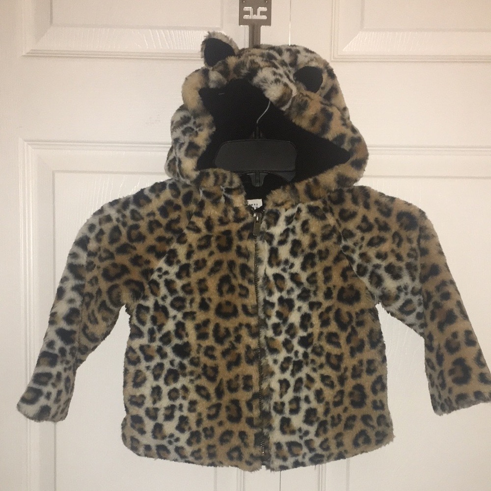 GAP BABY GIRL ANIMAL PRINT COAT
